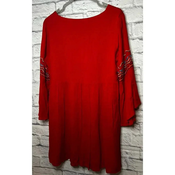 NWT Umgee red boho dress, size M. - Picture 5 of 10
